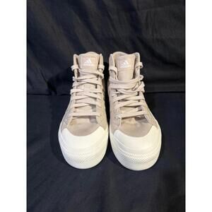 Adidas Bravada 2.0 Beige Brown Mid Platform Shoes Sneaker IE2315 Women’s Sz 8.5